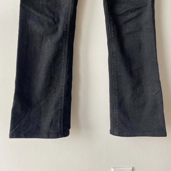 Lowrise Sloane Flare Black Paige Jeans - Picture 3 of 7